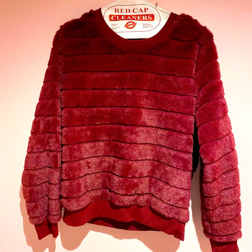 Almost Famous furry sweatshirt